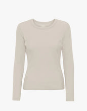Load image into Gallery viewer, Colorful Standard Organic Rib LS T-Shirt - Ivory White
