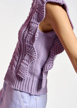 Load image into Gallery viewer, Essentiel Antwerp Campinas Knit Vest - Lilac
