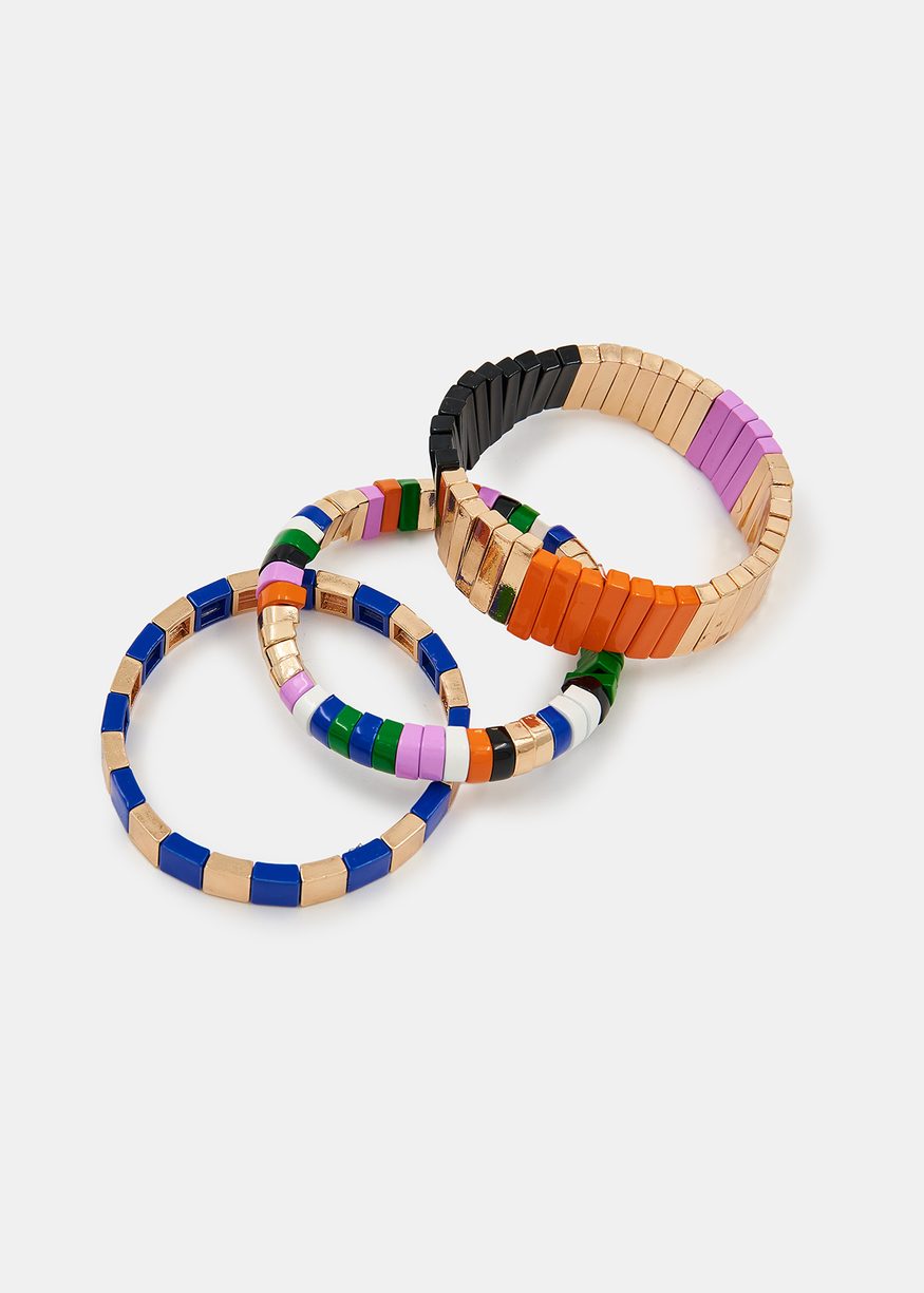 Essentiel Antwerp Doodles Bracelets - Orange/Blue