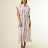 FRNCH Sabrina Dress - Multi Stripe