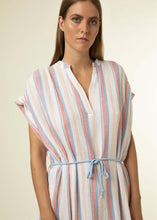 Load image into Gallery viewer, FRNCH Sabrina Dress - Multi Stripe
