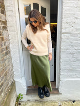 Load image into Gallery viewer, Alexandre Laurent Satin Midi Skirt - C207
