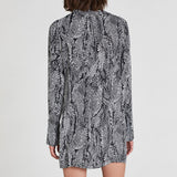 Mini Dress - Black/White
