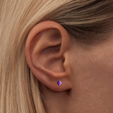 Confetti Earring - Purple - 1 PCS