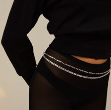 Load image into Gallery viewer, Pilgrim Cable and Curb Chain Necklace/Belt
