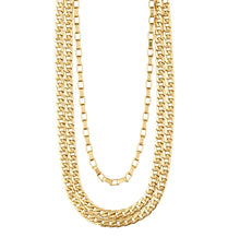 Load image into Gallery viewer, Pilgrim Cable and Curb Chain Necklace/Belt
