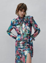 Load image into Gallery viewer, Patrizia Pepe Exotic Flowers Blouse
