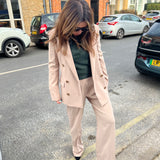 Crepe Suit Trousers - Dreamy Beige