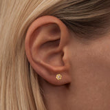 Blomst Crystal Earring - 1 PCS