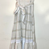 Rose Dress - White/Sandshell