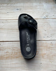 Gudi Leather Sandals - Black